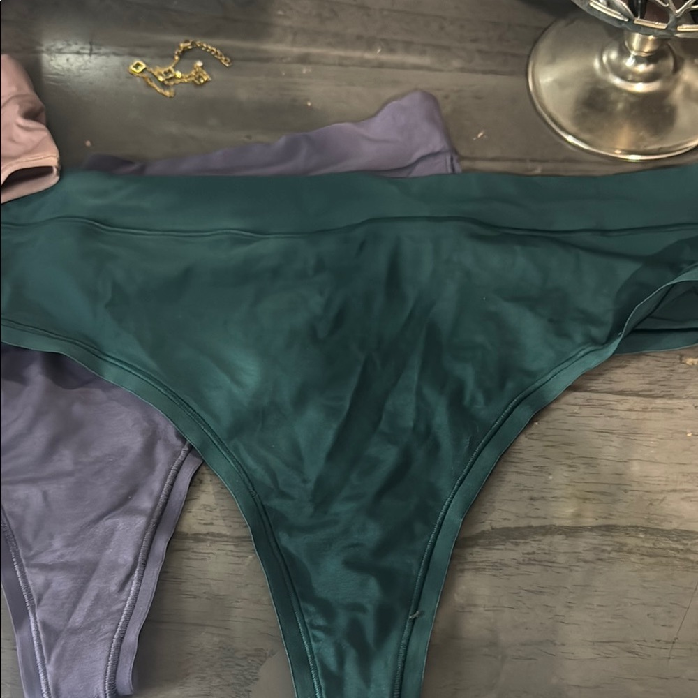 Teal and Purple Bikini Bottoms